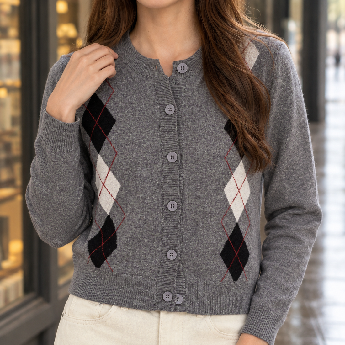 Audric-Scott Argyle Cardigan - Lead Product Detail