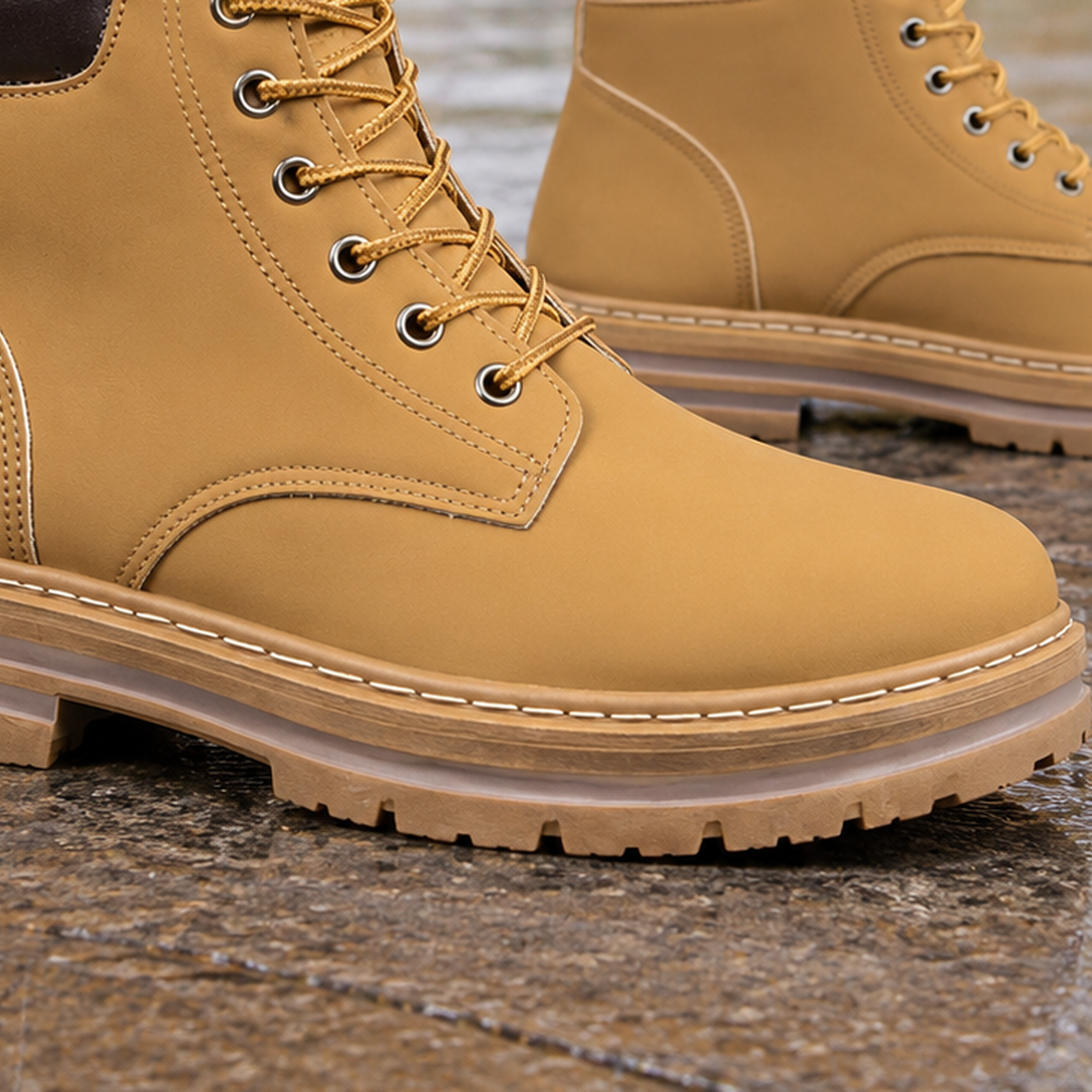 Delano-Verona Lace Up Boots - Lead Product Detail