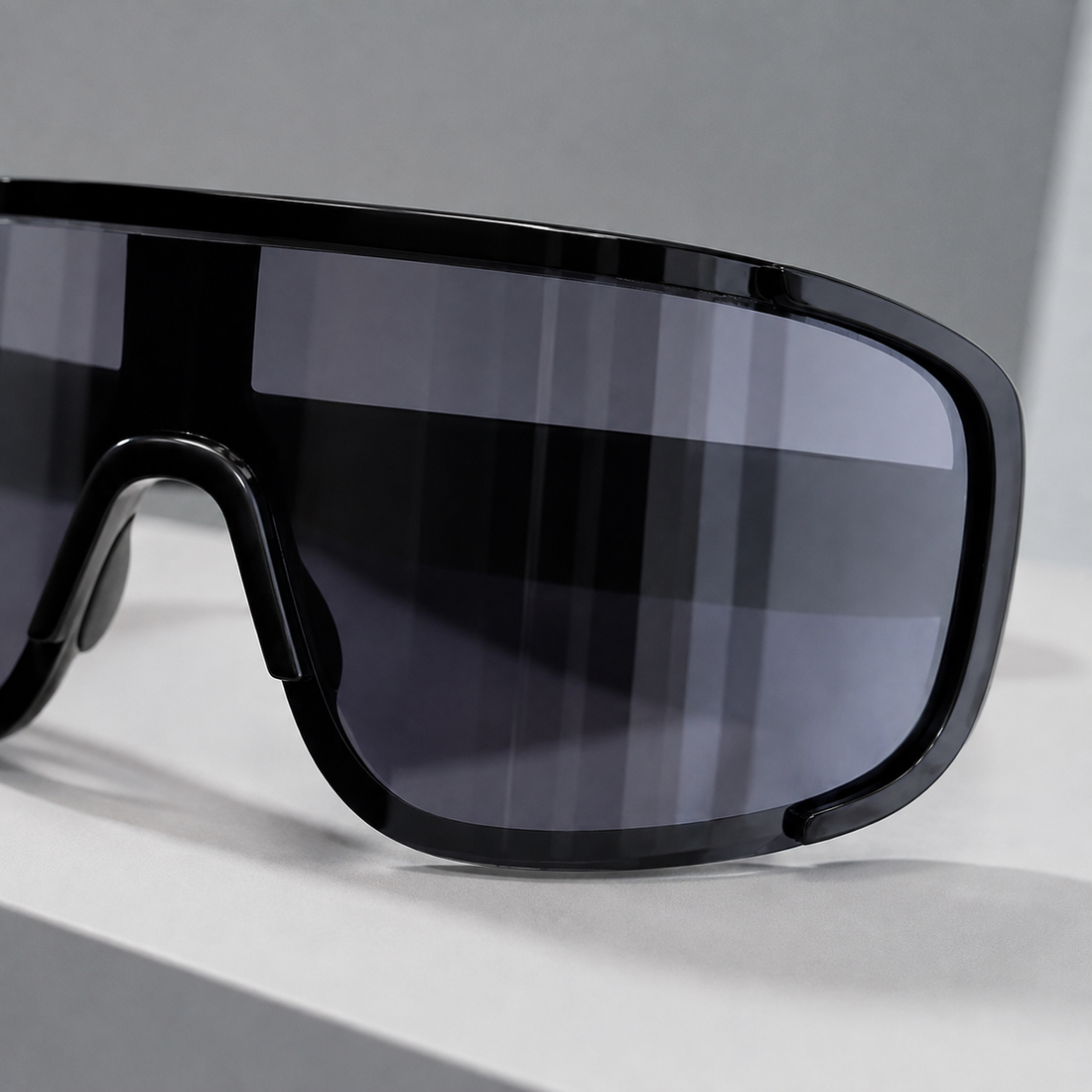 Valerian Shield Sunglasses - Lead Product Detail