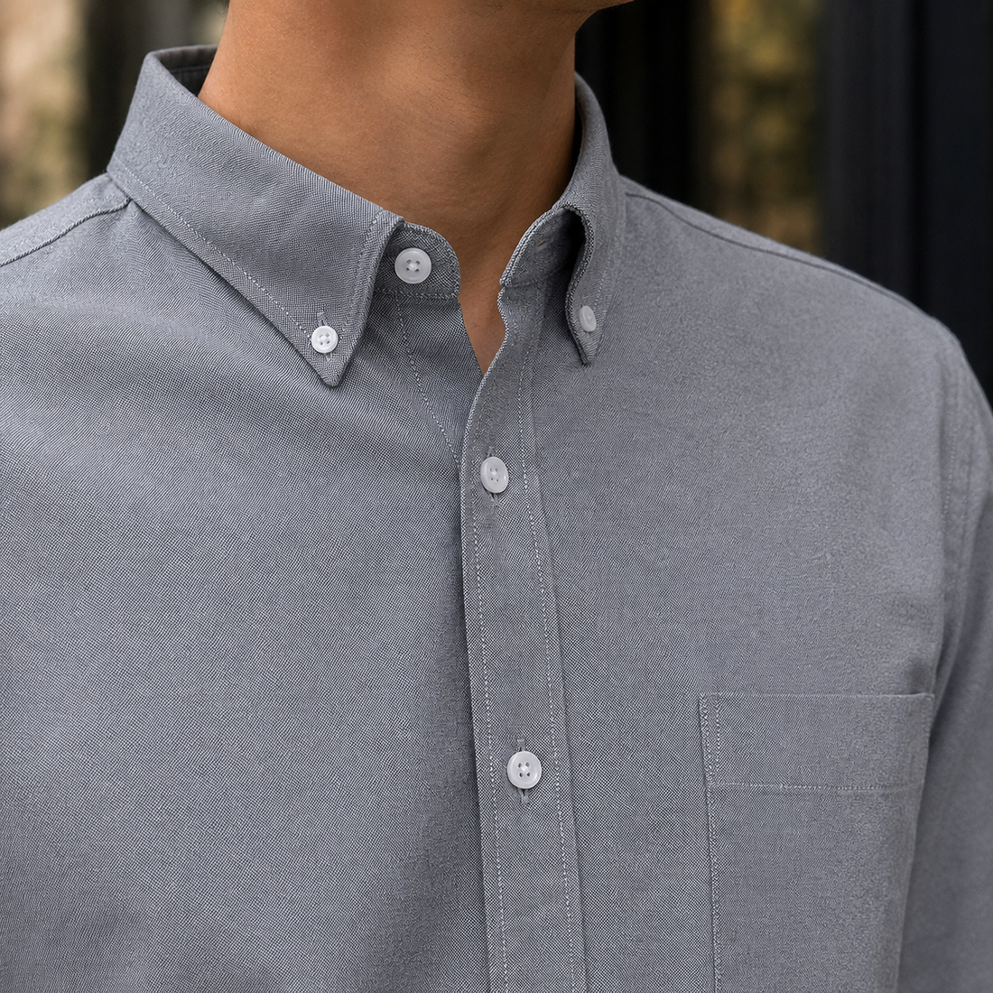 Bordoni Oxford Shirt - Lead Product Detail