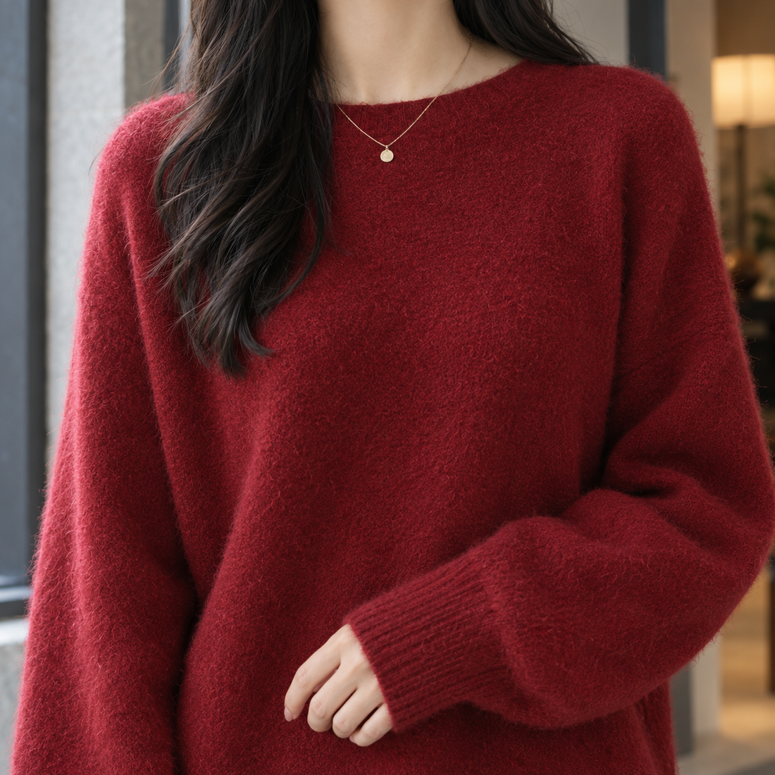 Stephanie-Faye Cashmere Sweater - Lead Product Detail