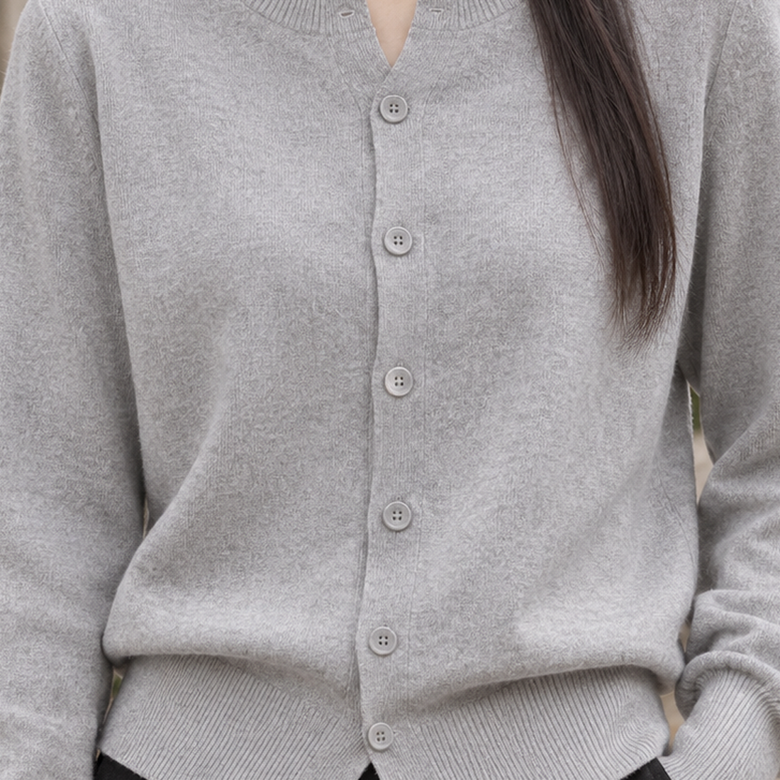 Diana-Mae Crewneck Cardigan - Lead Product Detail