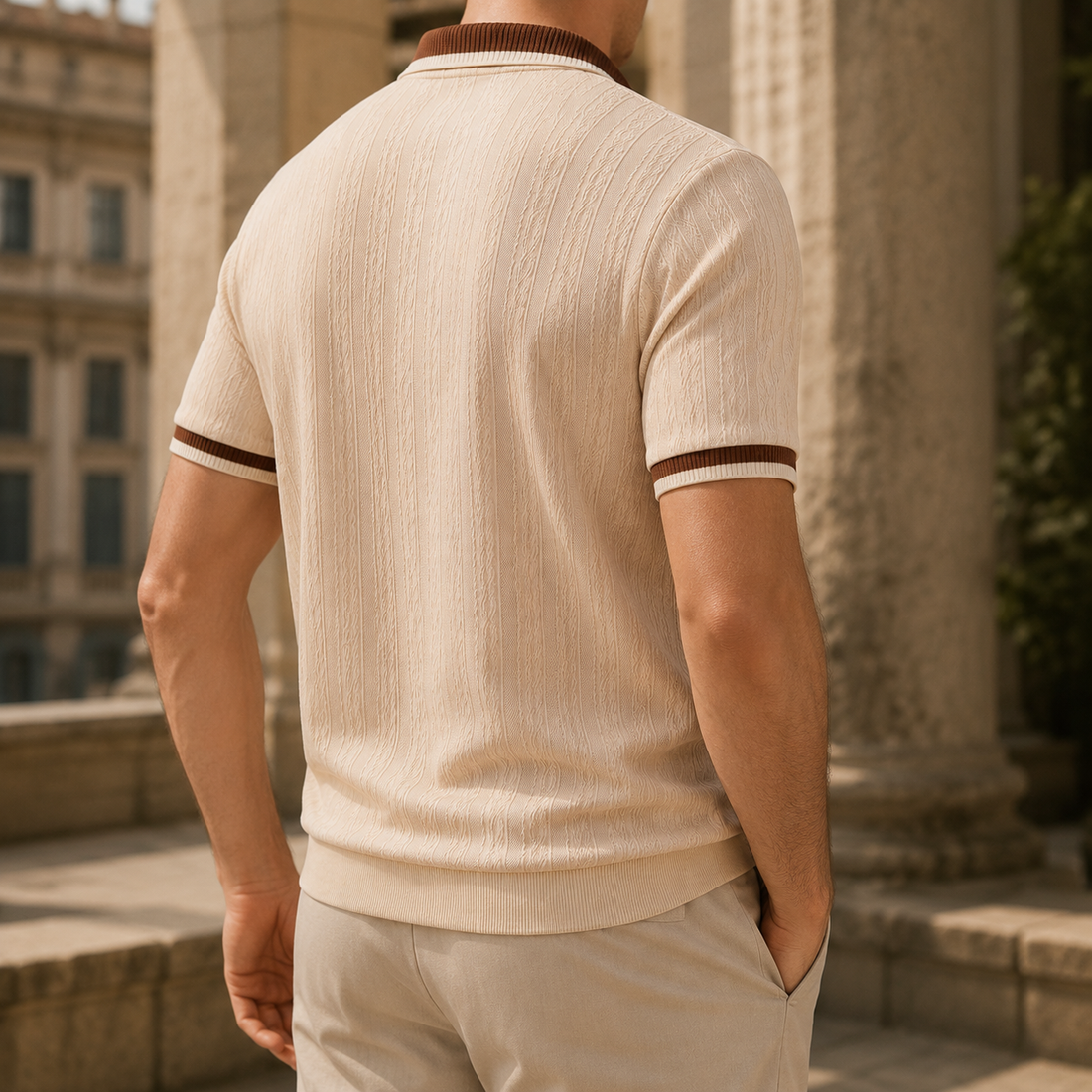 Anton Zip Polo - Lead Alternate View