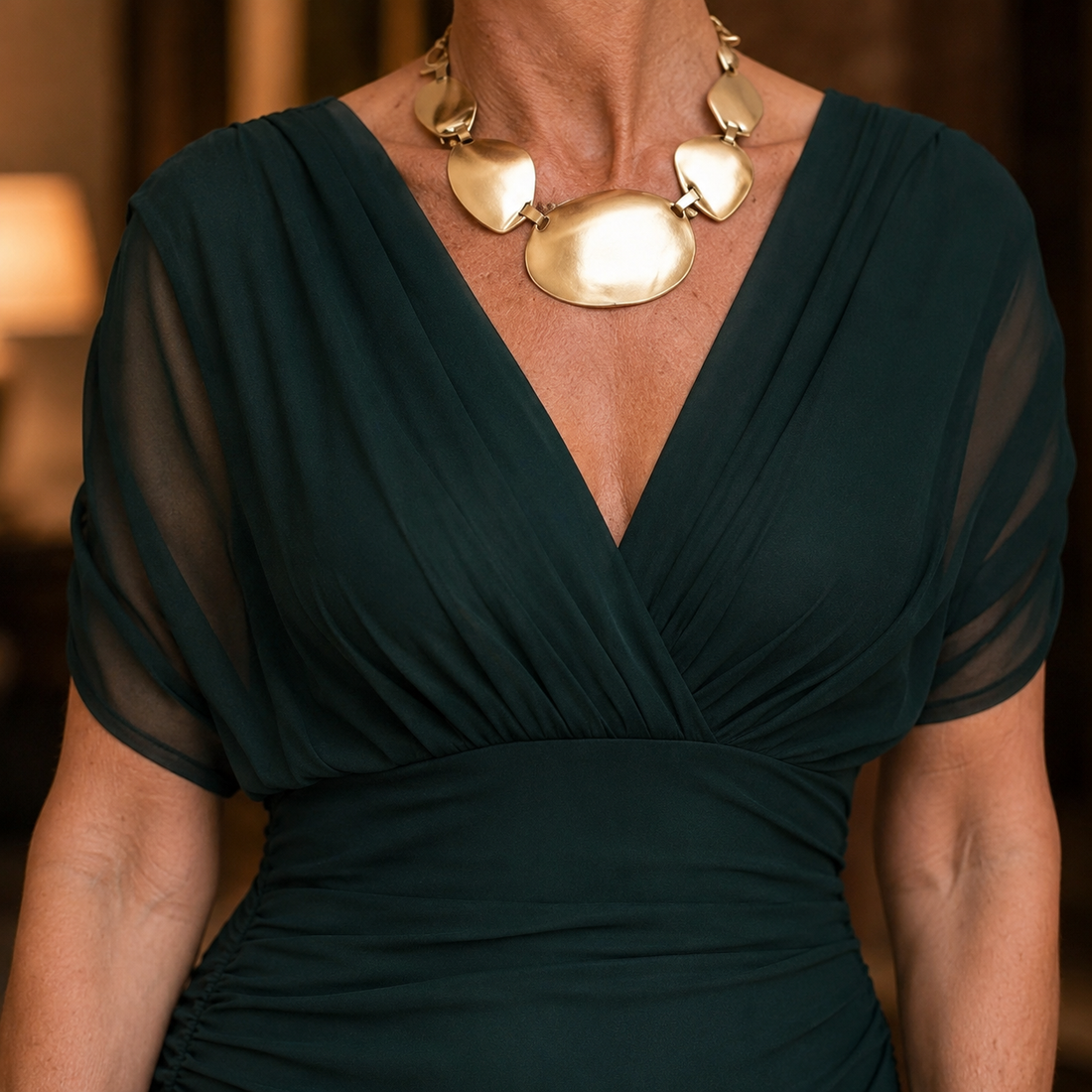Lydia-Hope Wrap Maxi Dress - Lead Product Detail