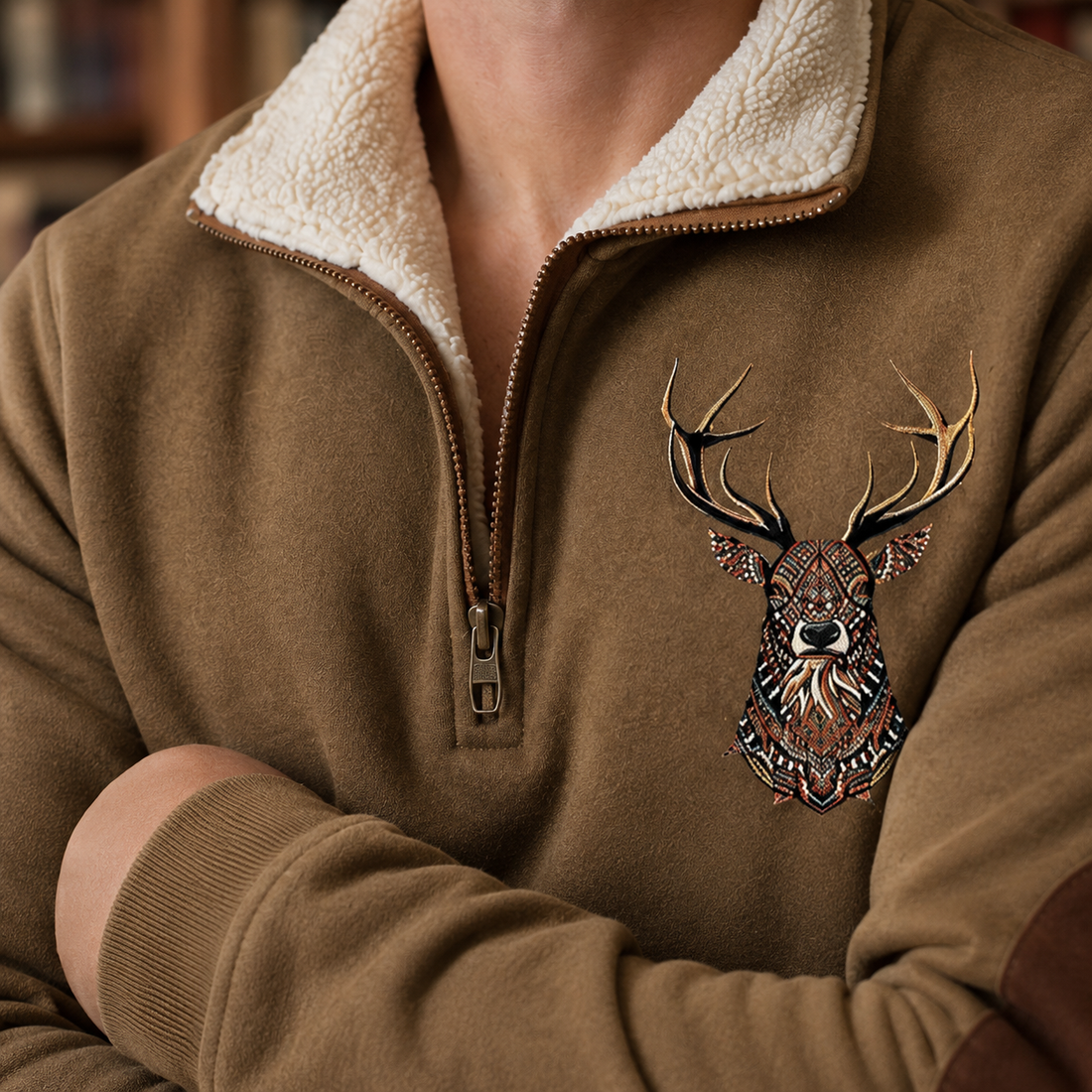 Ignatius-Jude Quarter Zip Sweater - Lead Product Detail