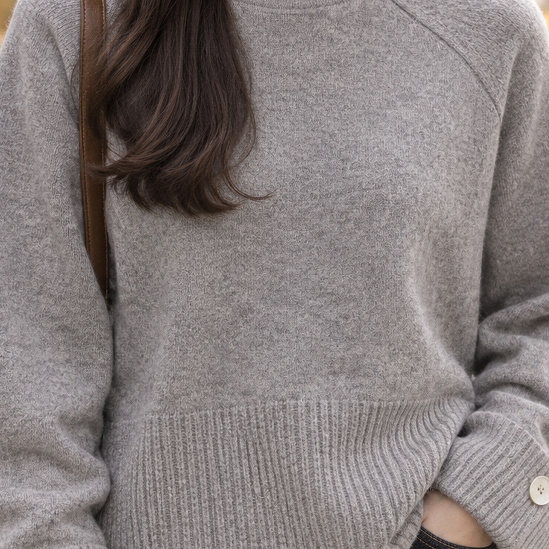 Bethany-Eve Button Cuff Sweater - Lead Product Detail