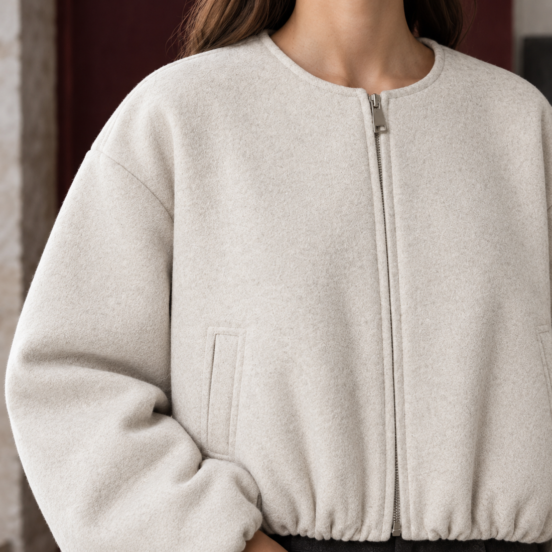 Savannah Cropped Jacket - Lead Product Detail