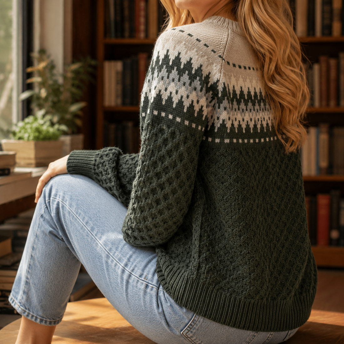 Eleanor Merino Sweater - Lead Alternate View