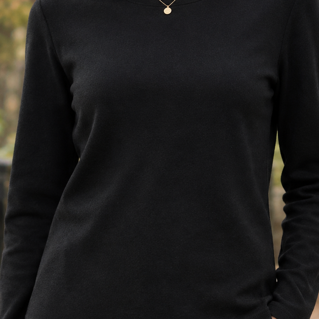 Eleanor-Skye Wool Silk Top - Lead Product Detail