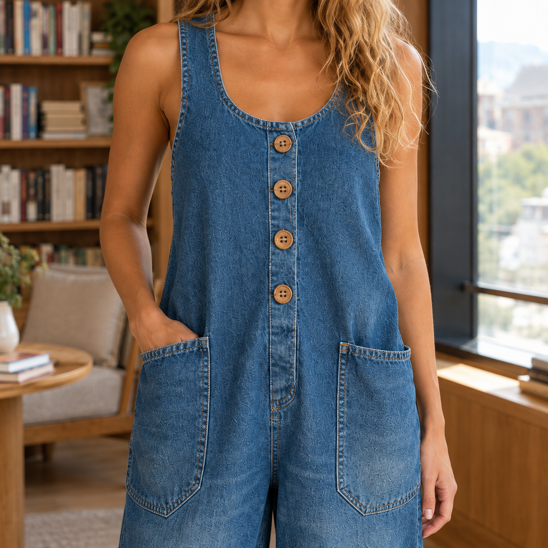 Mariella-Grace Wide Leg Jumpsuit - Lead Product Detail