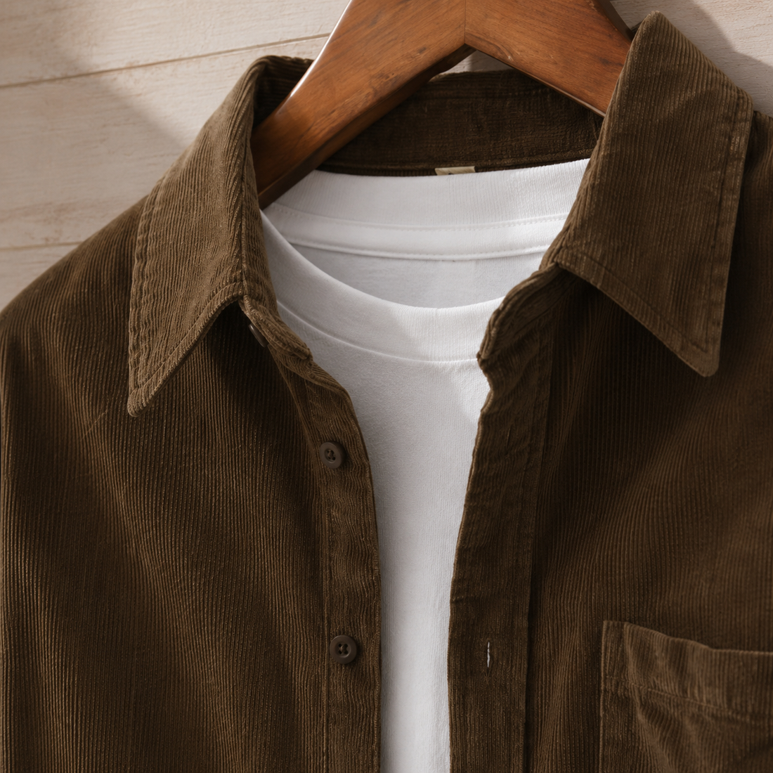 Tristan-Rhys Corduroy Shirt - Lead Product Detail