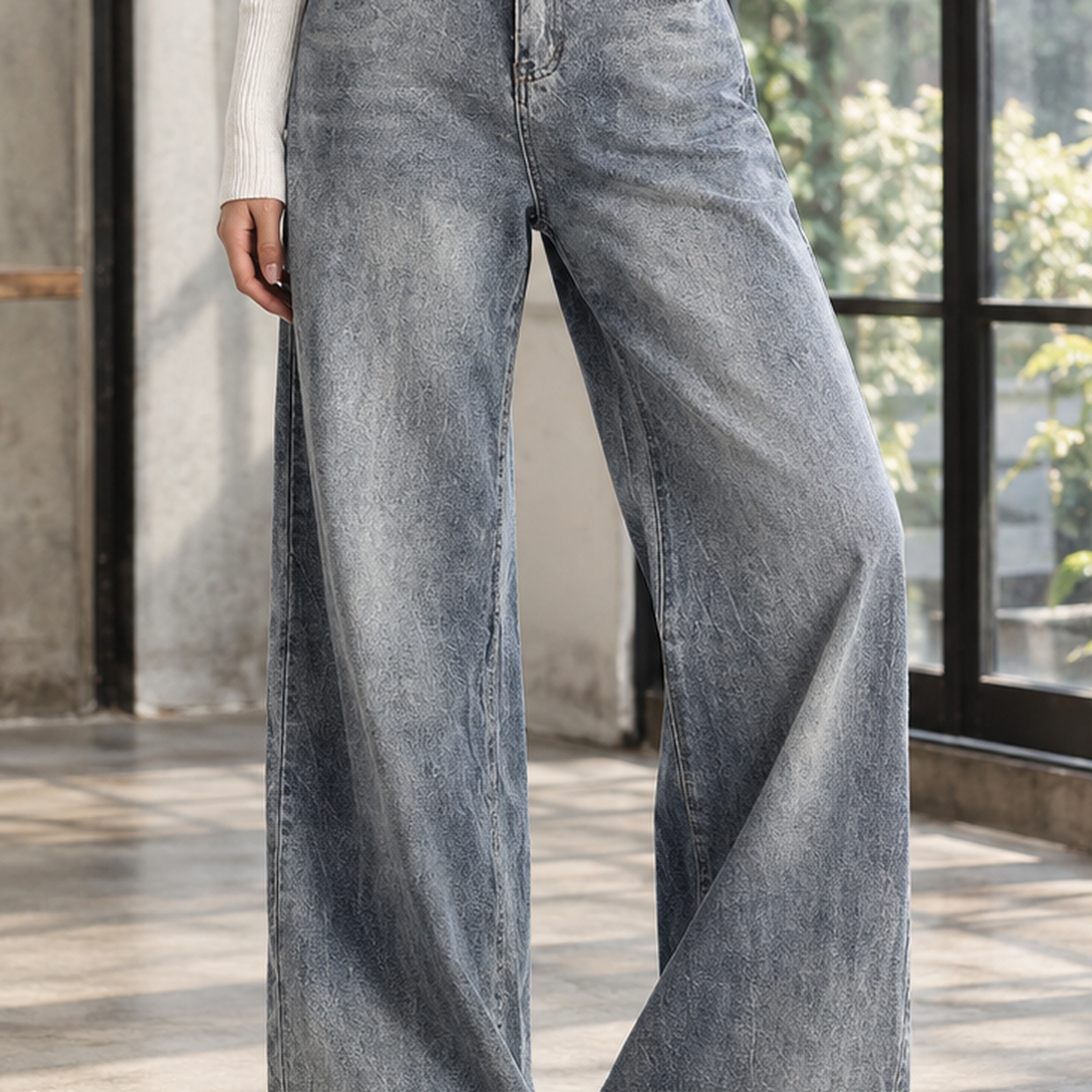 Alexandra-Lane Wide Leg Jeans - Lead Product Detail