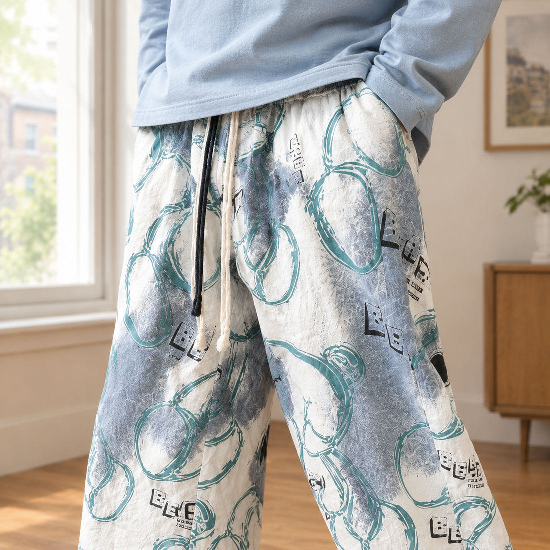 Simeon-Grant Relaxed Pants - Lead Product Detail
