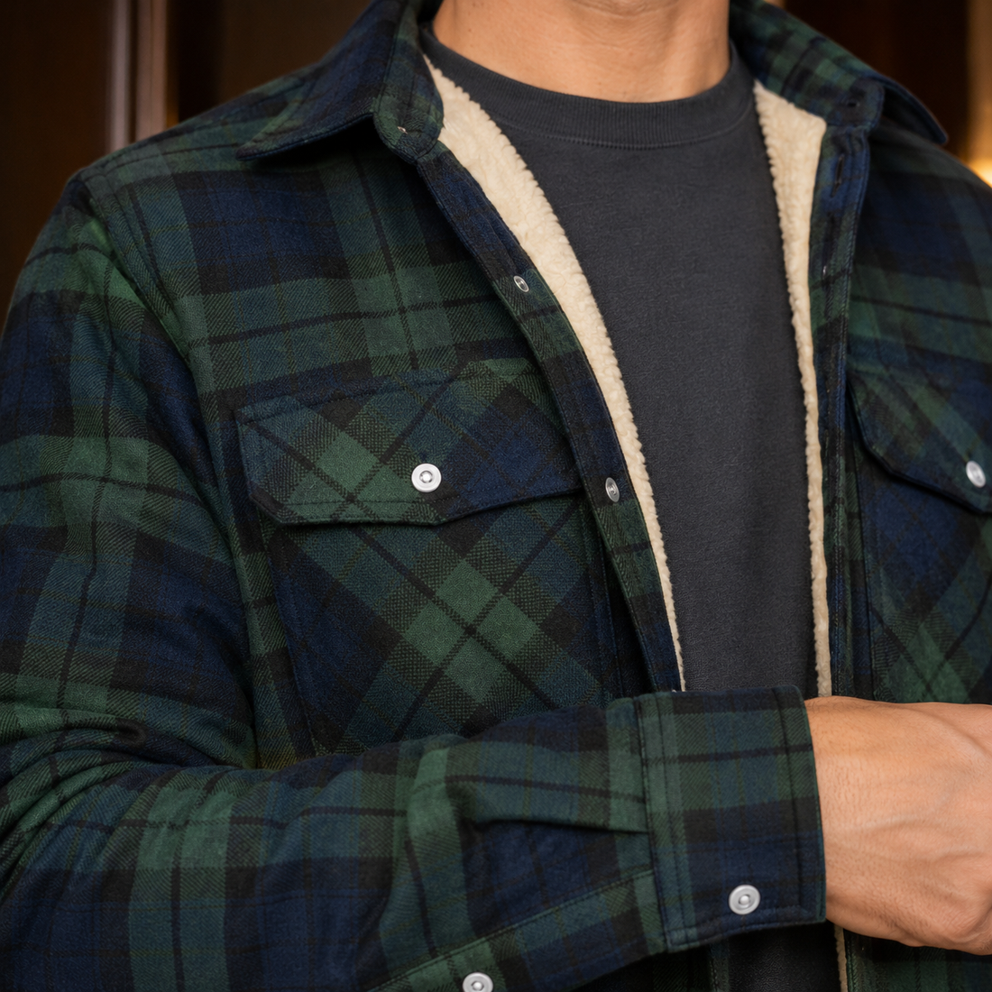Gabriel-Grant Check Jacket - Lead Product Detail