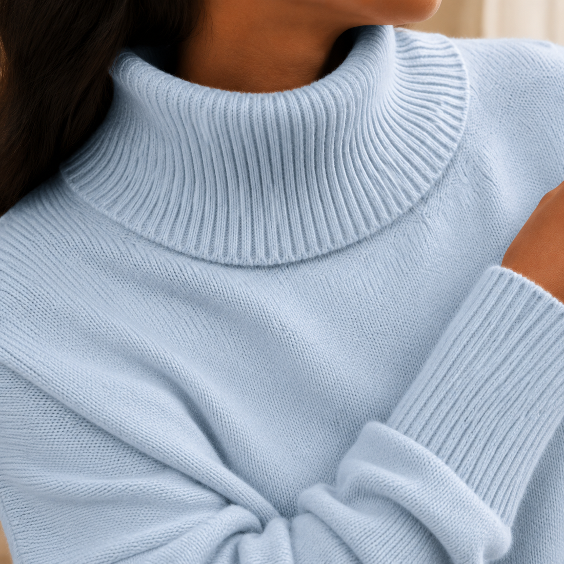 Tabitha-Pearl Turtleneck Sweater - Lead Product Detail