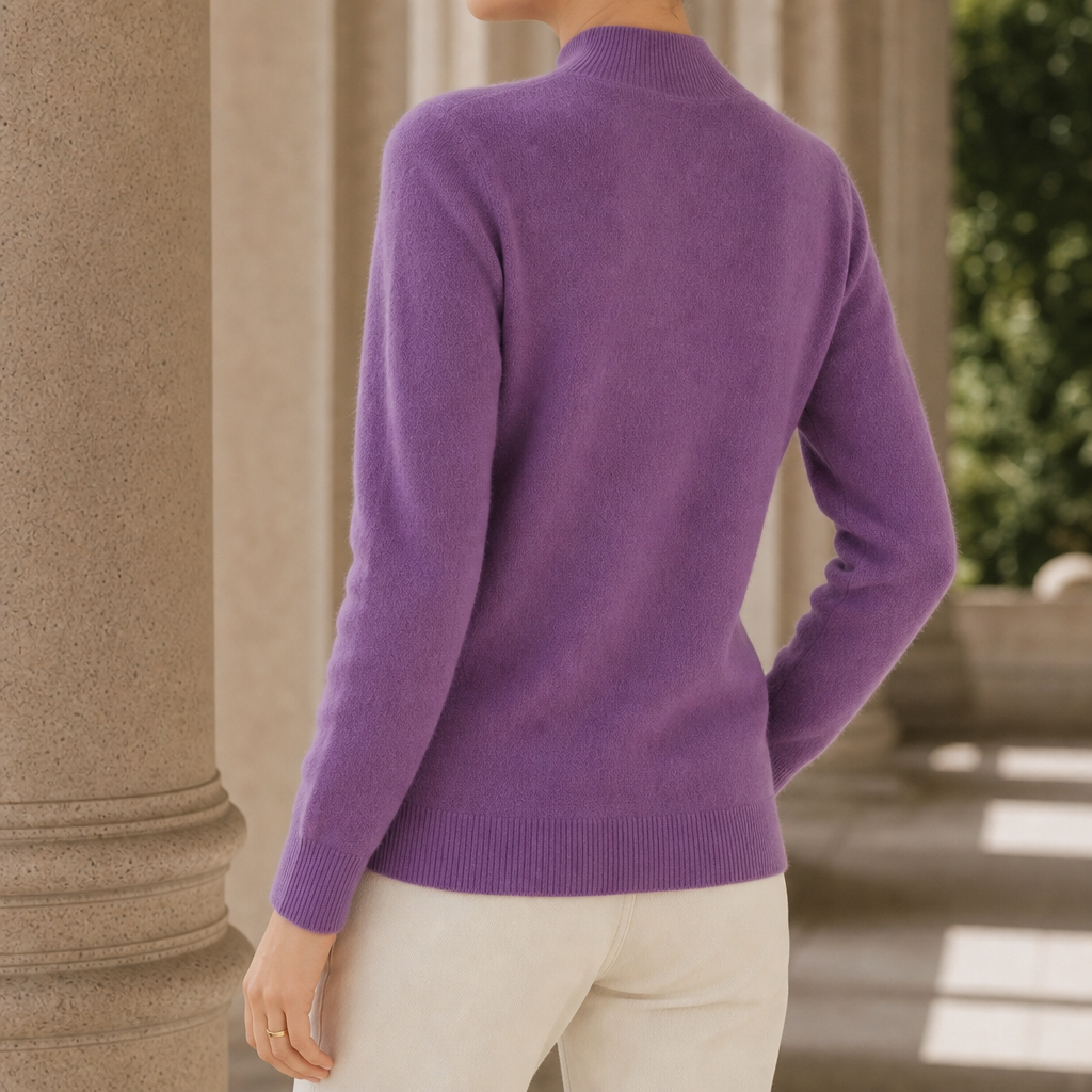 Francesca Cashmere Sweater - Lead Alternate View