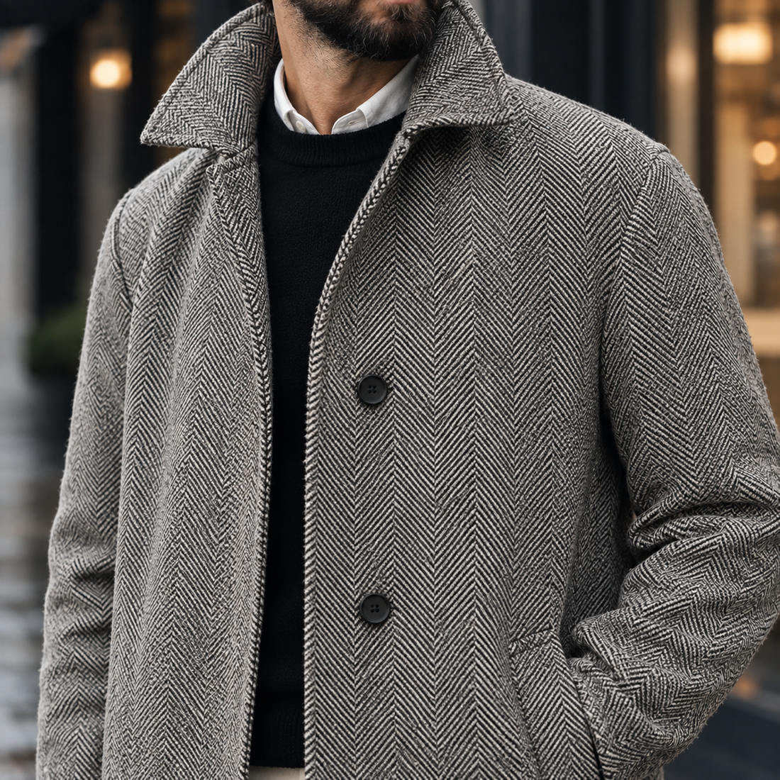 Brian-Lane Cashmere Overcoat - Lead Product Detail