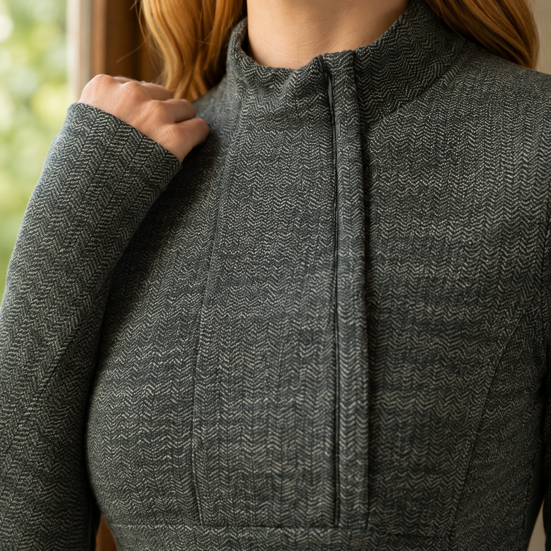 Livia-Skye Mock Neck Sweater - Lead Product Detail