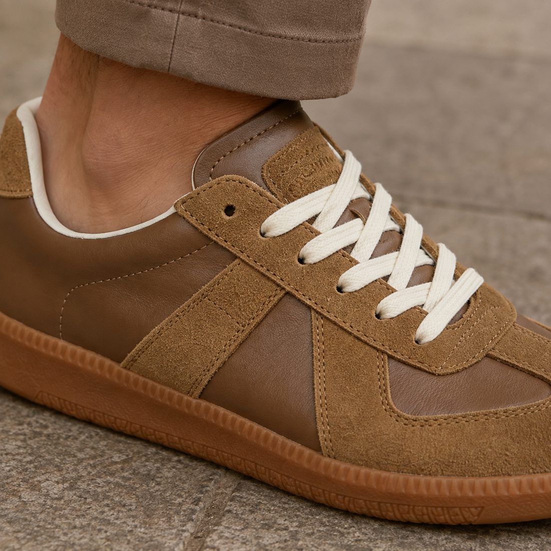 Bartoli Suede Sneakers - Lead Product Detail