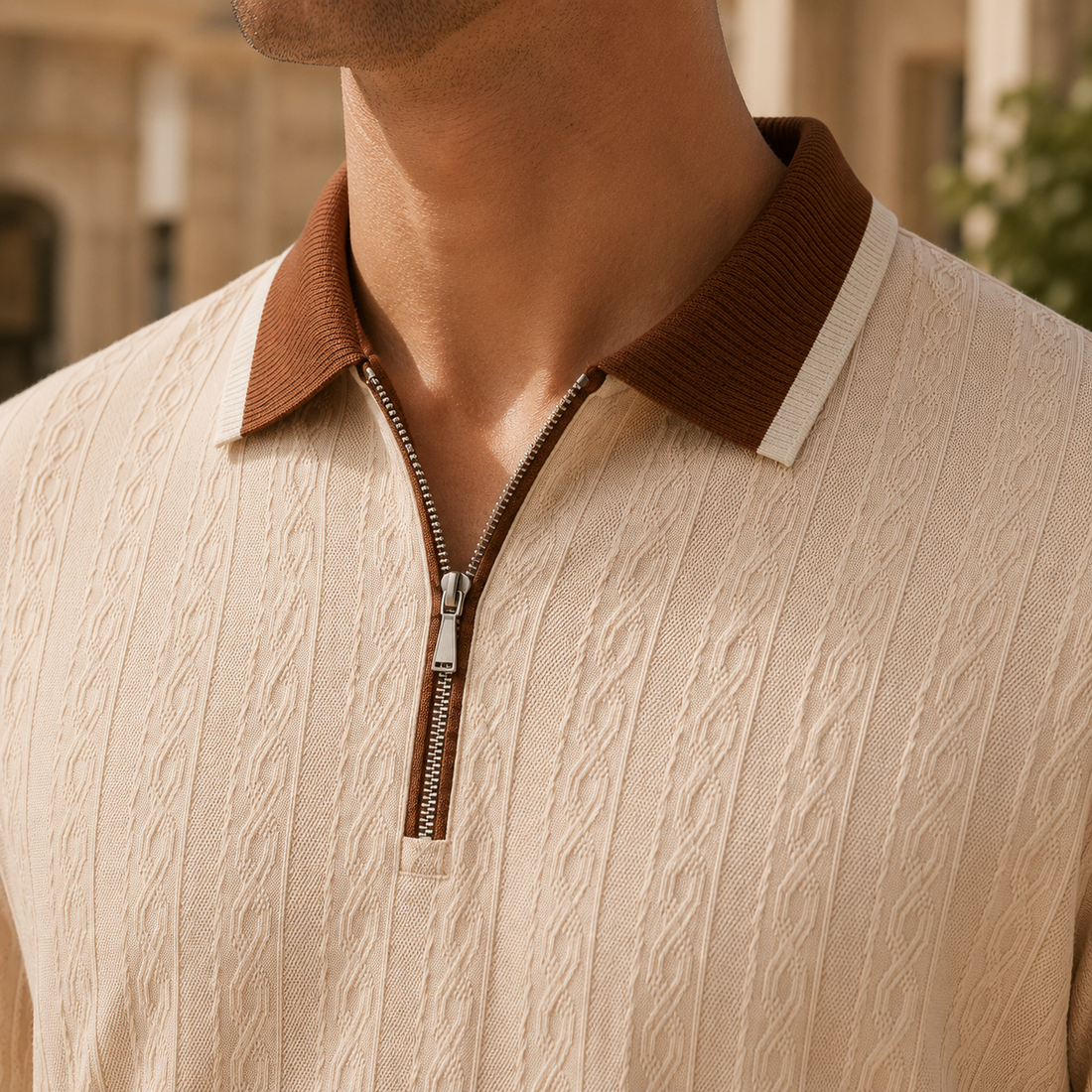 Anton Zip Polo - Lead Product Detail