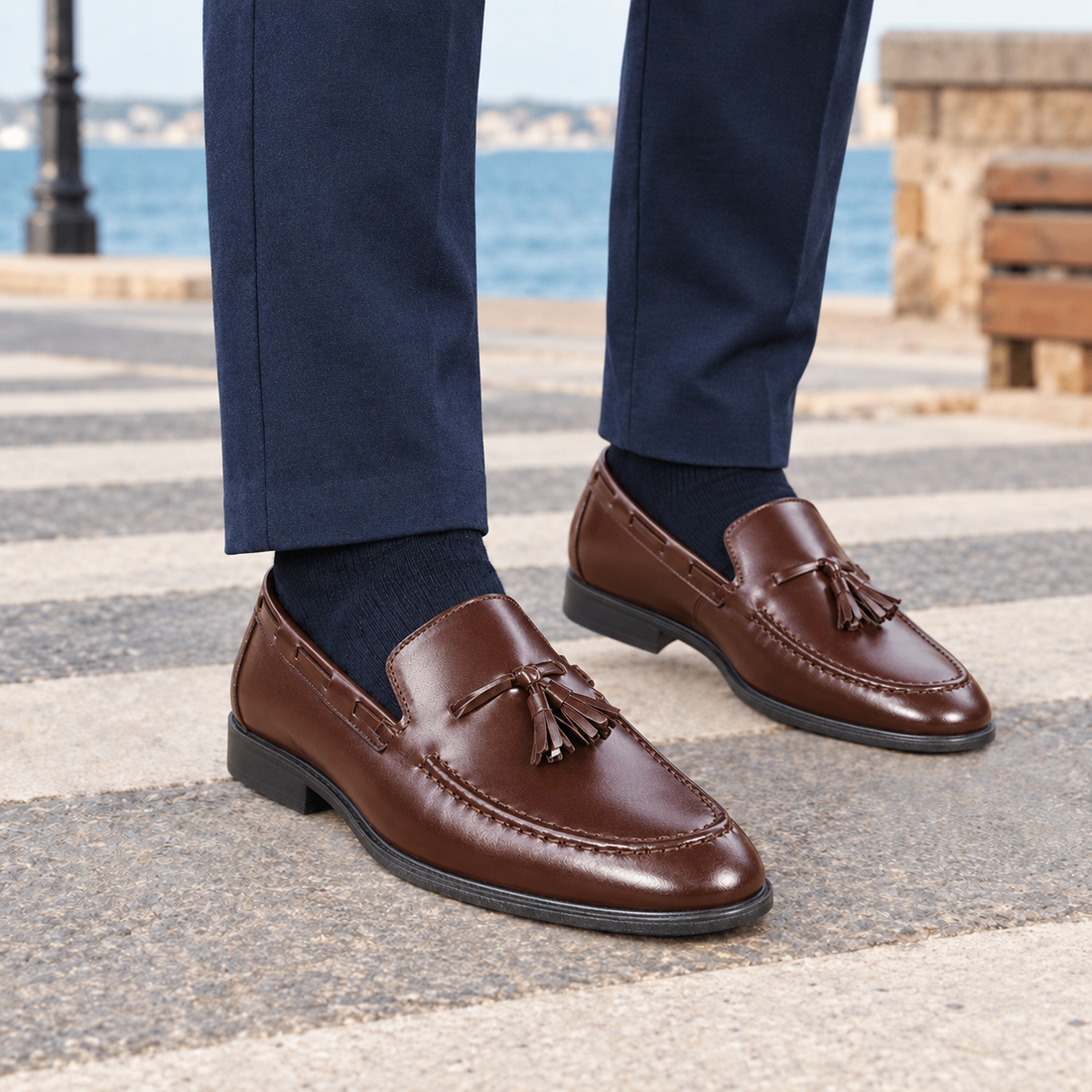 Piacenza Tassel Loafers - Brown
