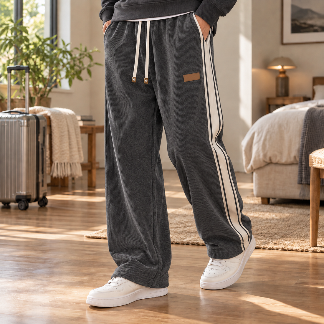 Duarte-Wade Straight Leg Pants - Gray