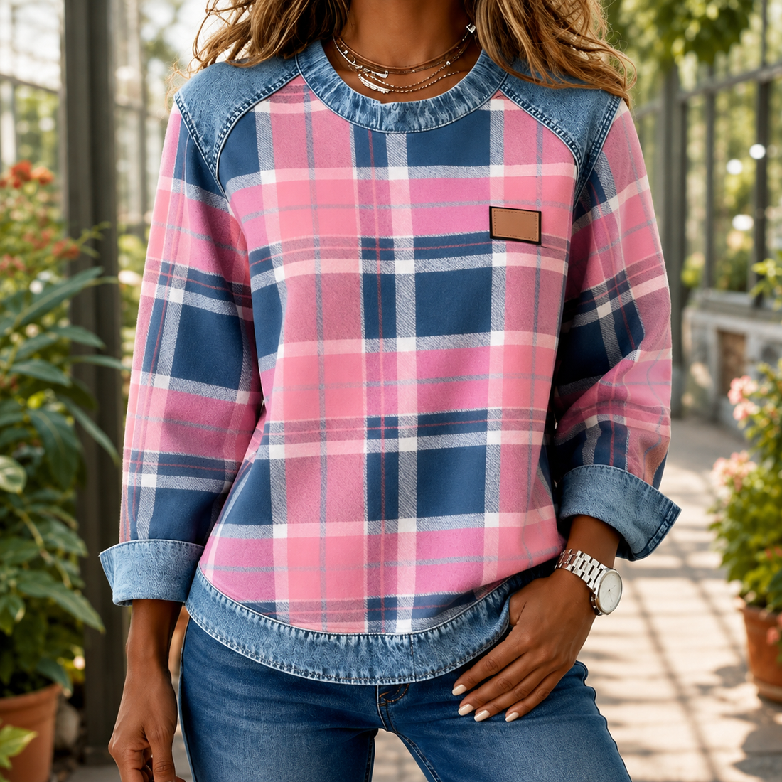 Oriana-Mae Relaxed Top - Pink