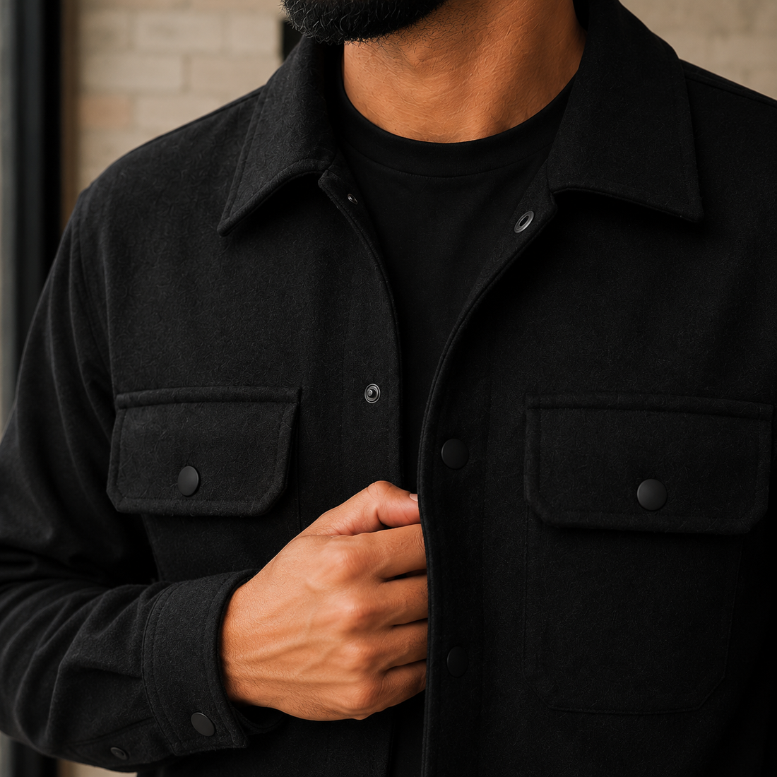 Knox Overshirt Jacket - Lead Product Detail