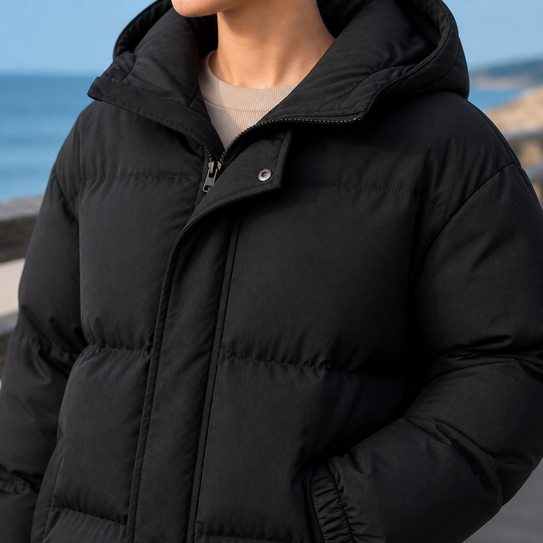 Darcy Hooded Puffer Jacket - Lead Product Detail