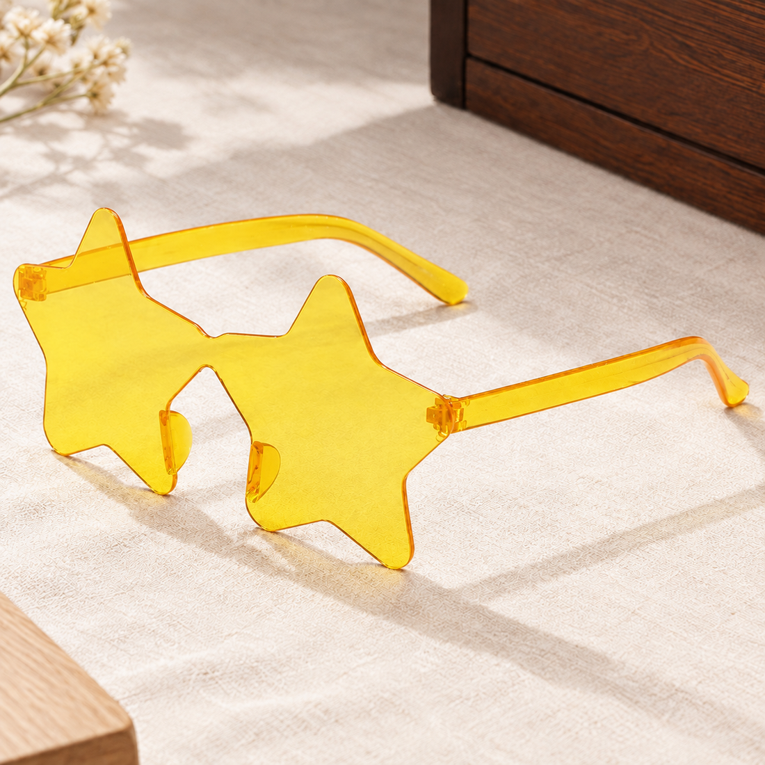 Barnabas Star Sunglasses - Night Vision Yellow