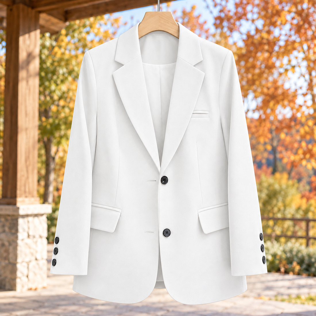 Elowen-Jane Tailored Blazer - White