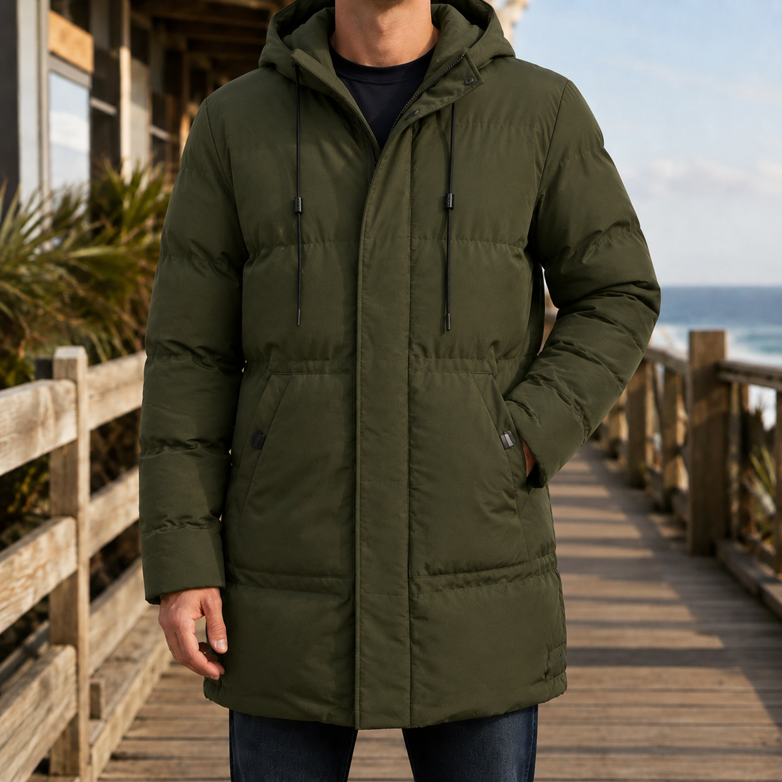 Sterling-Rhys Padded Jacket - Green