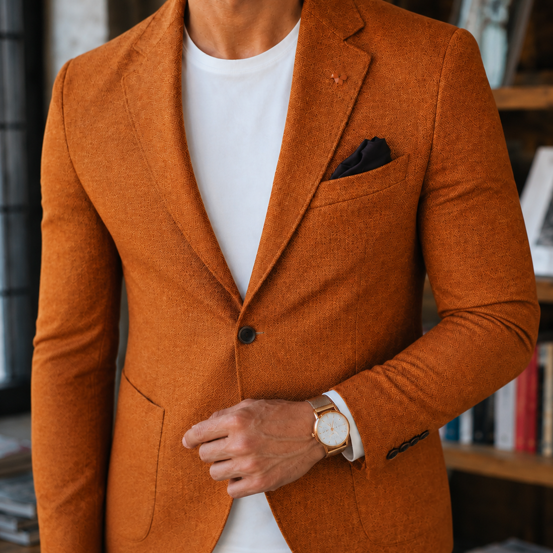 Felix Slim Fit Blazer - Lead Product Detail