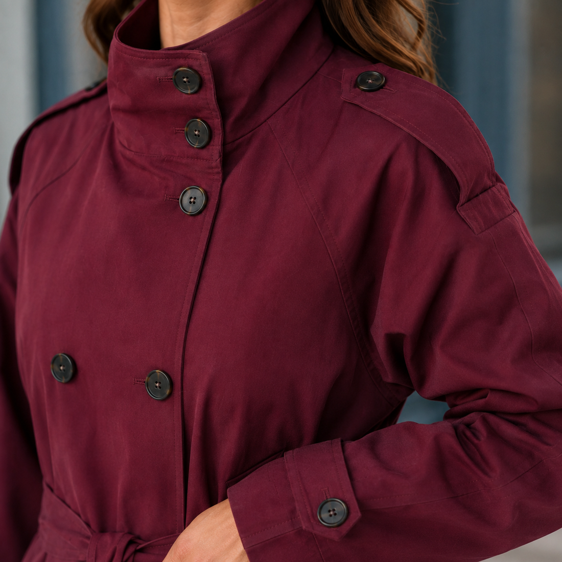 Maxine Trench Jacket - Lead Product Detail