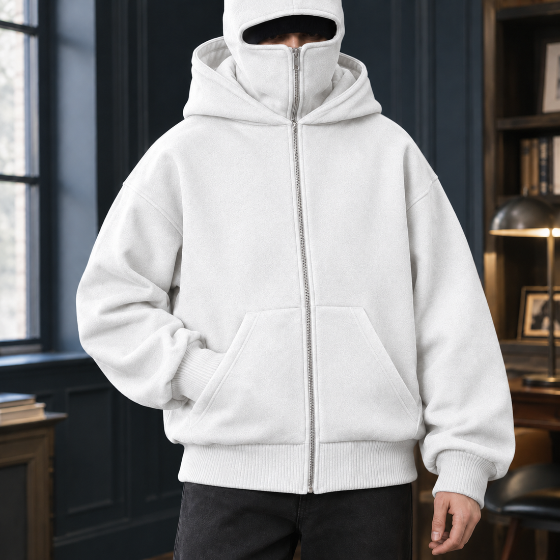 Philip-Hayes Double Hood Jacket - White