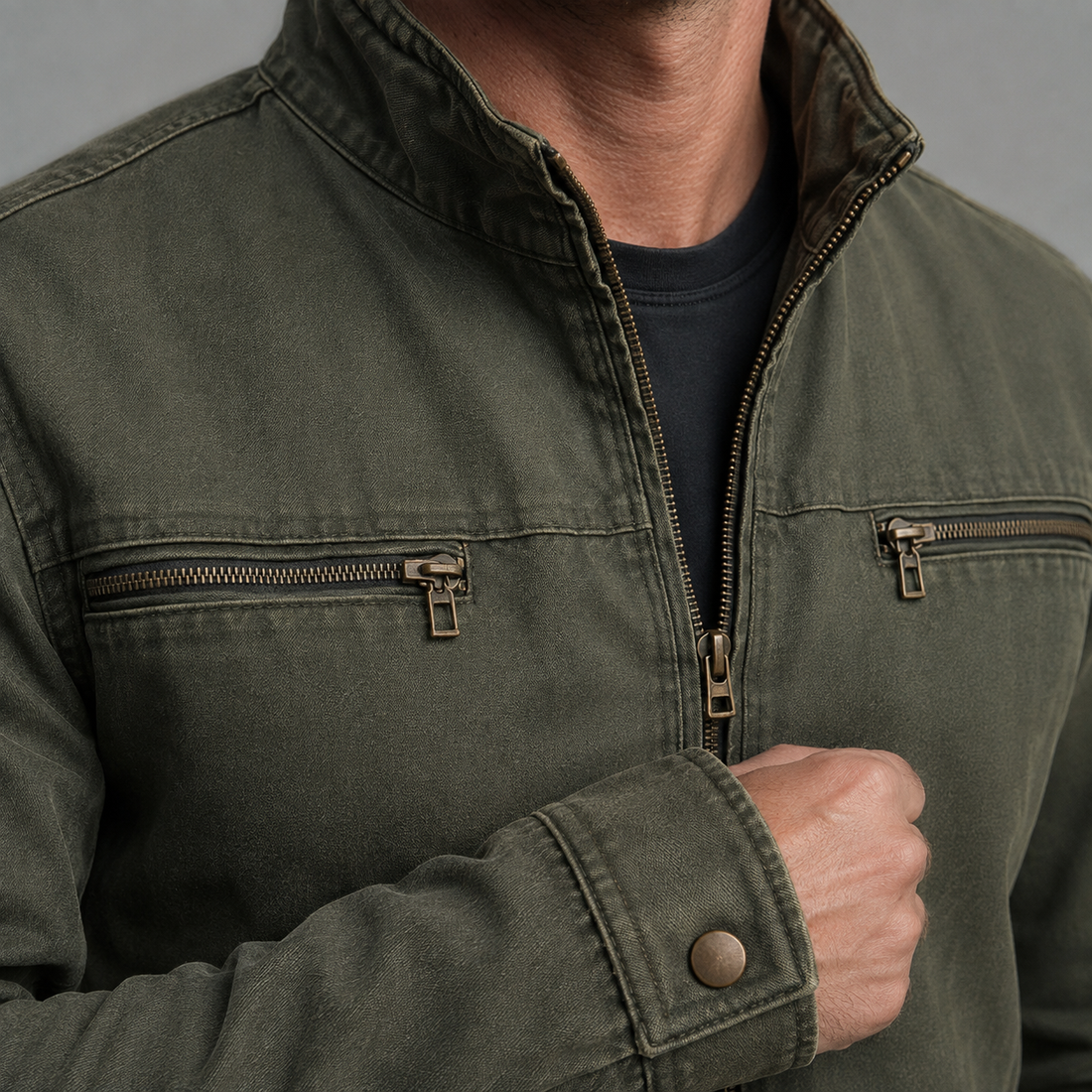 Wilder Military Jacket - Lead Product Detail