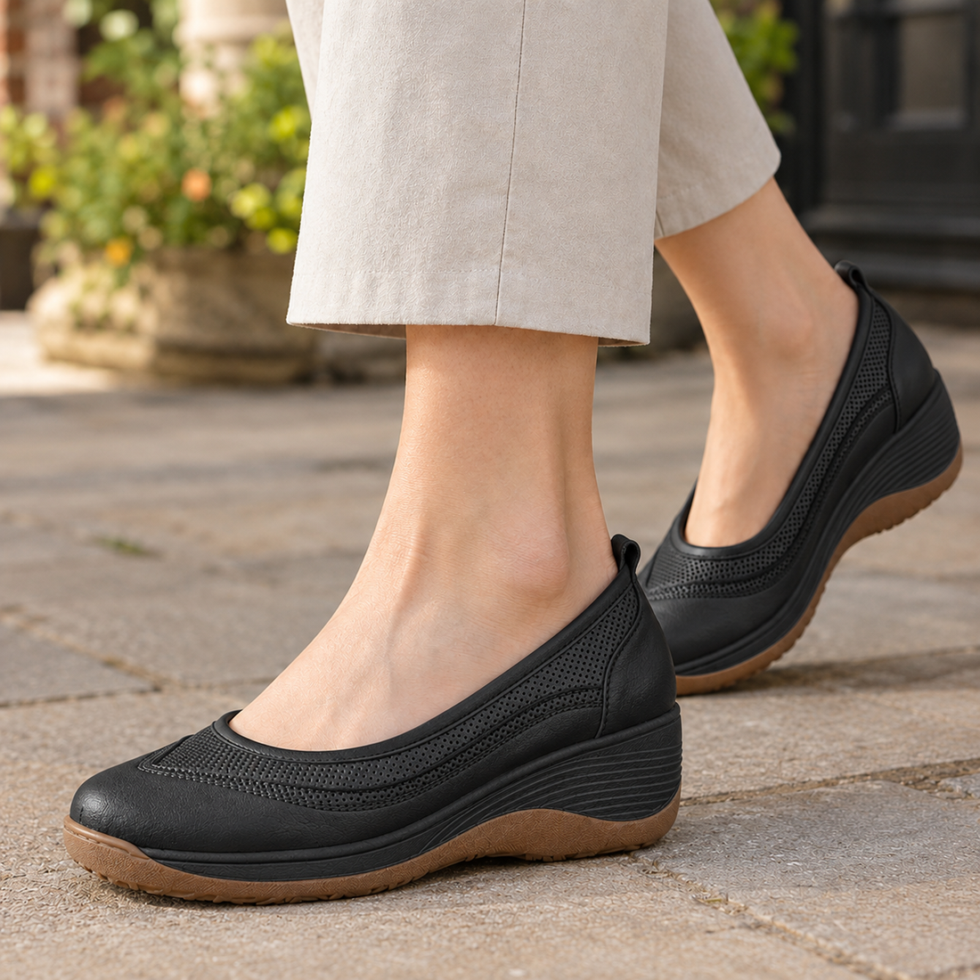 Sabatini-Rimini Wedge Shoes - Black