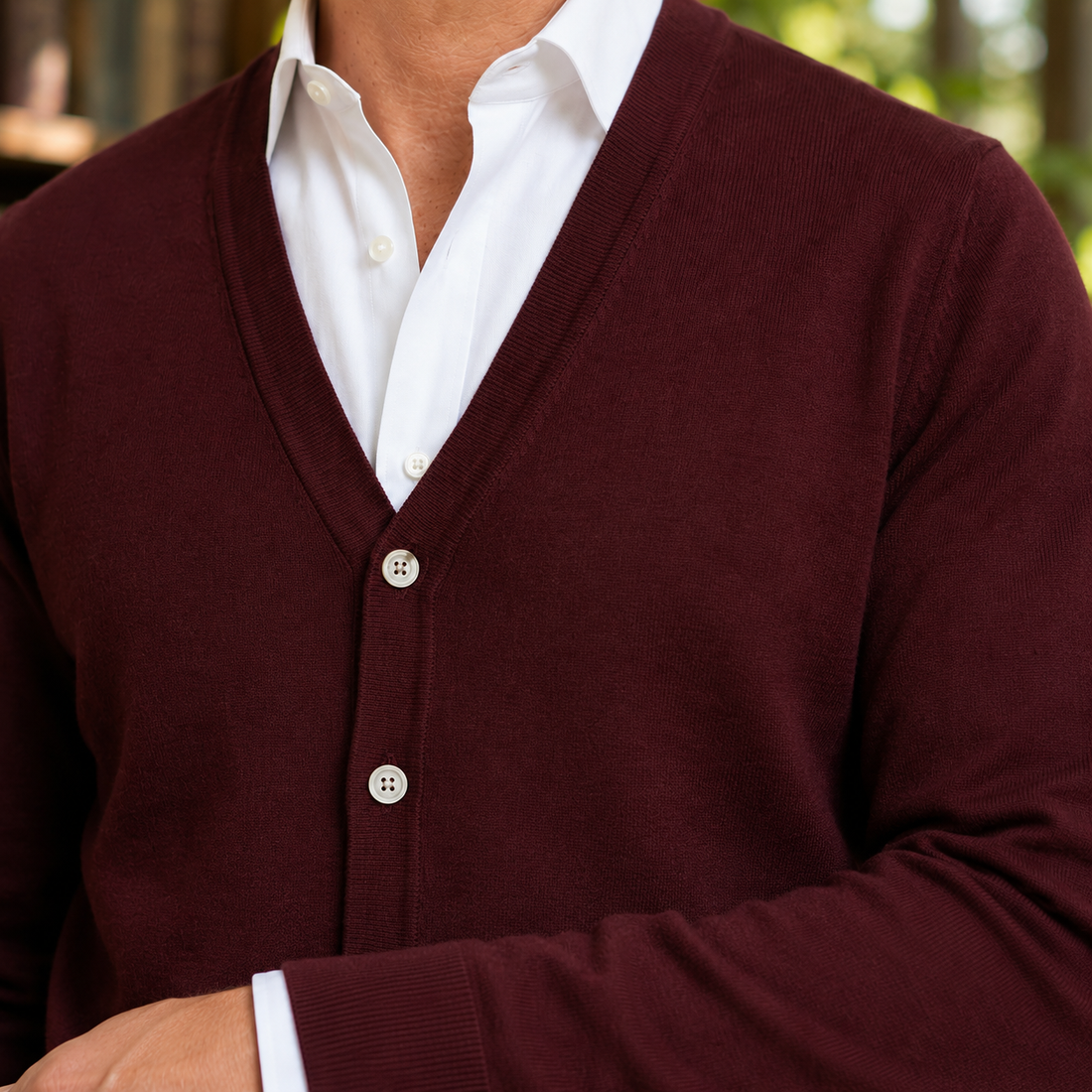 Pascal V Neck Sweater - Lead Product Detail