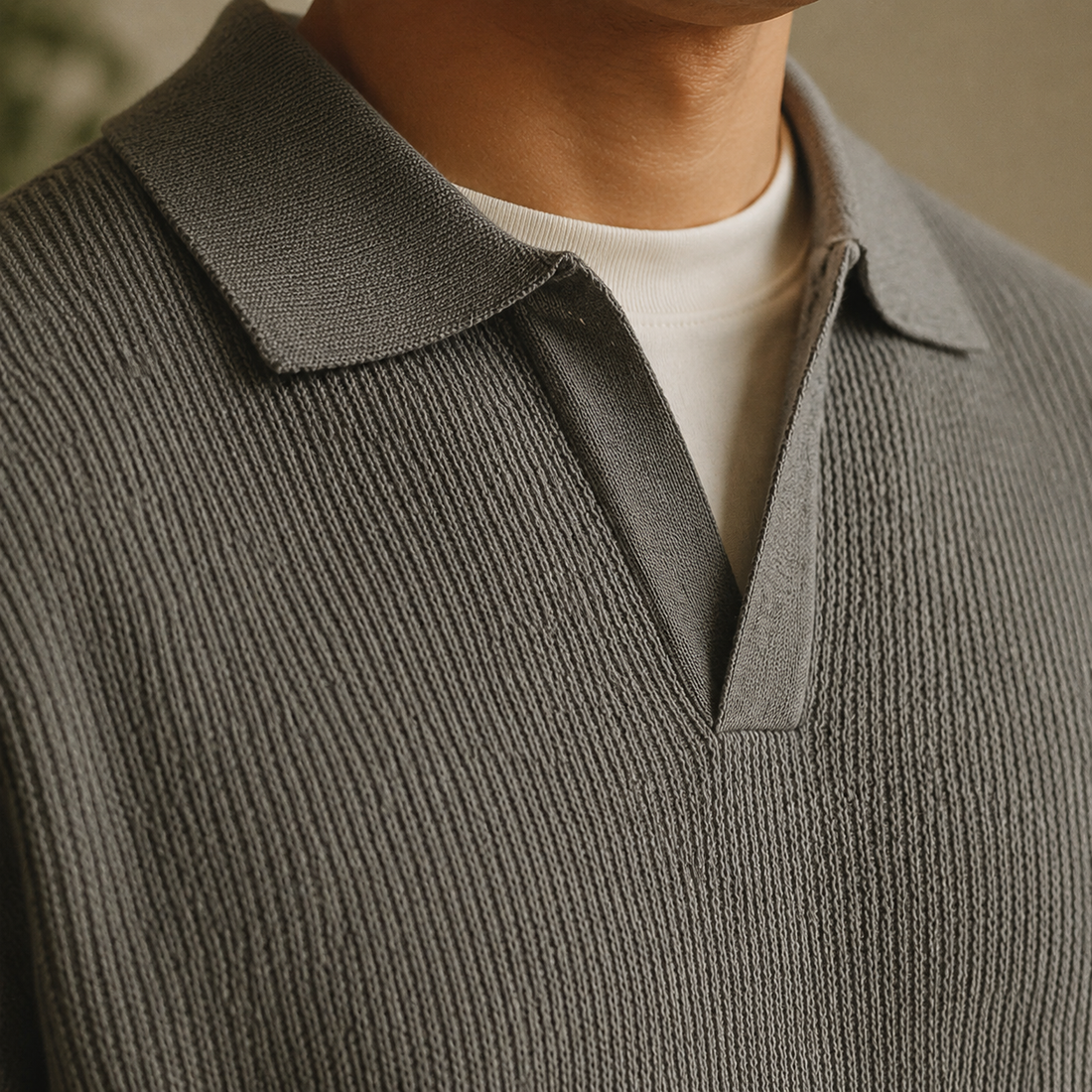 Alexander Polo Sweater - Lead Product Detail