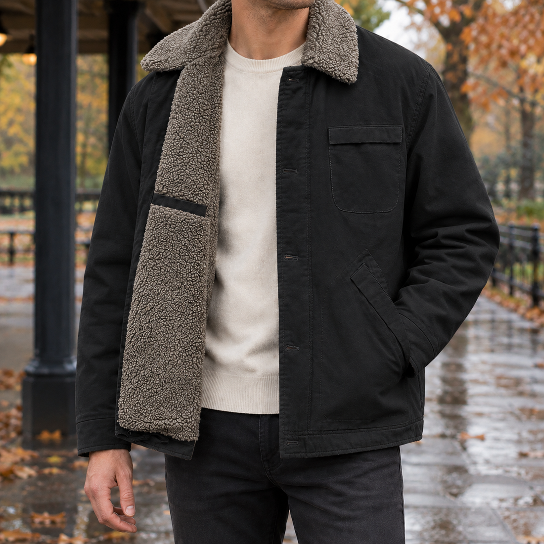 Casimir-James Workwear Jacket - Black
