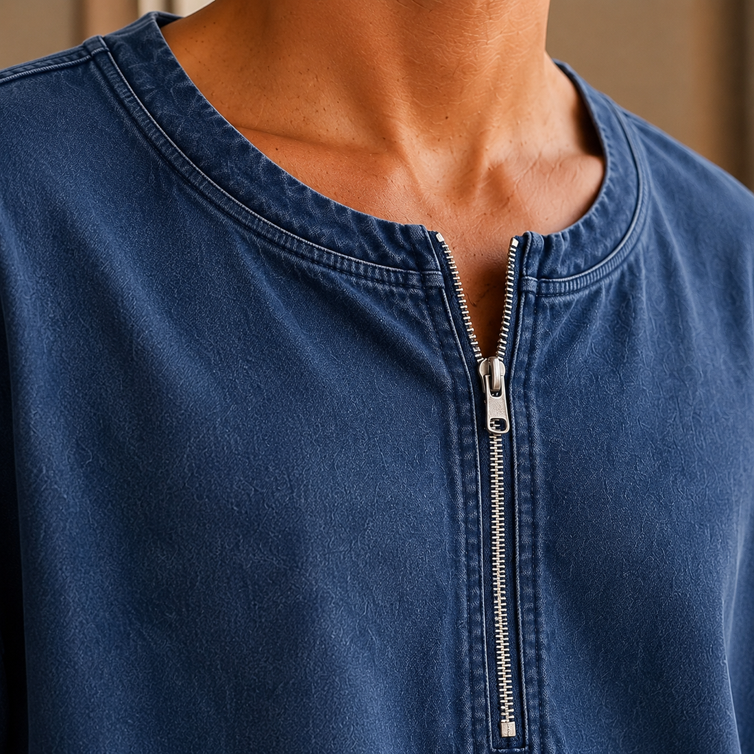 Keaton Half Zip Top - Lead Product Detail