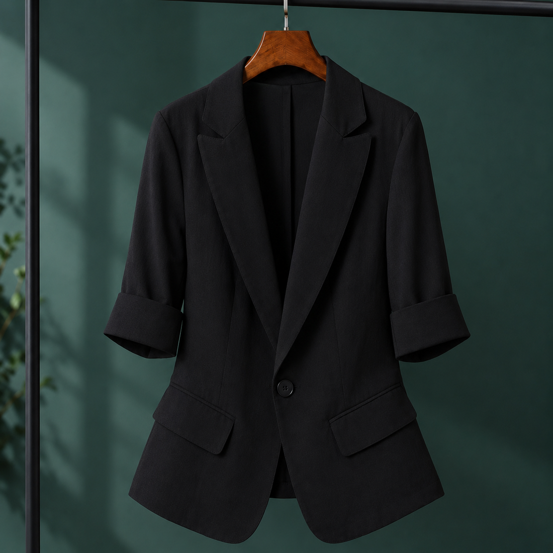 Florentine Tailored Blazer - Black