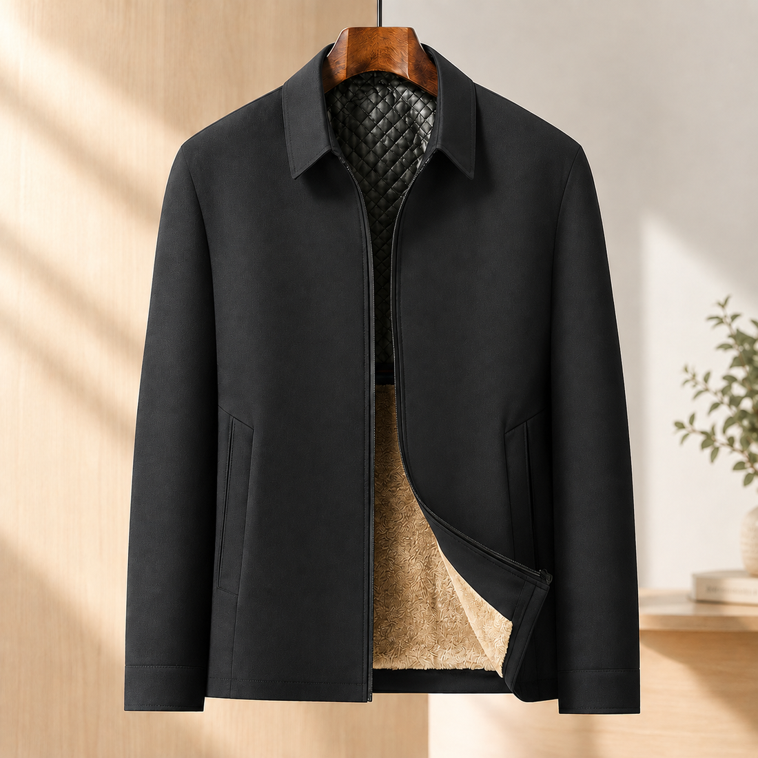 Jules-Hayes Zip Jacket - Black