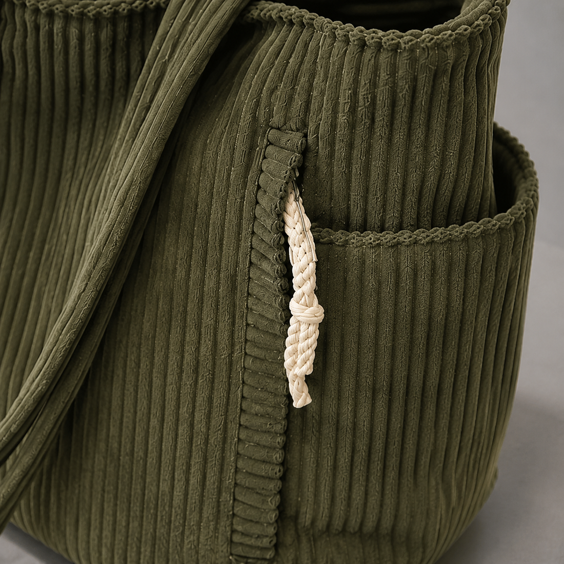 Ferretti Ribbed Tote - Lead Product Detail