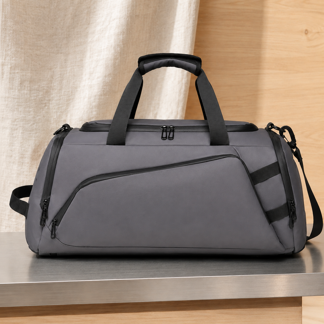 Ravenna Multi-Compartment Duffel - And Upgraded Version Gray