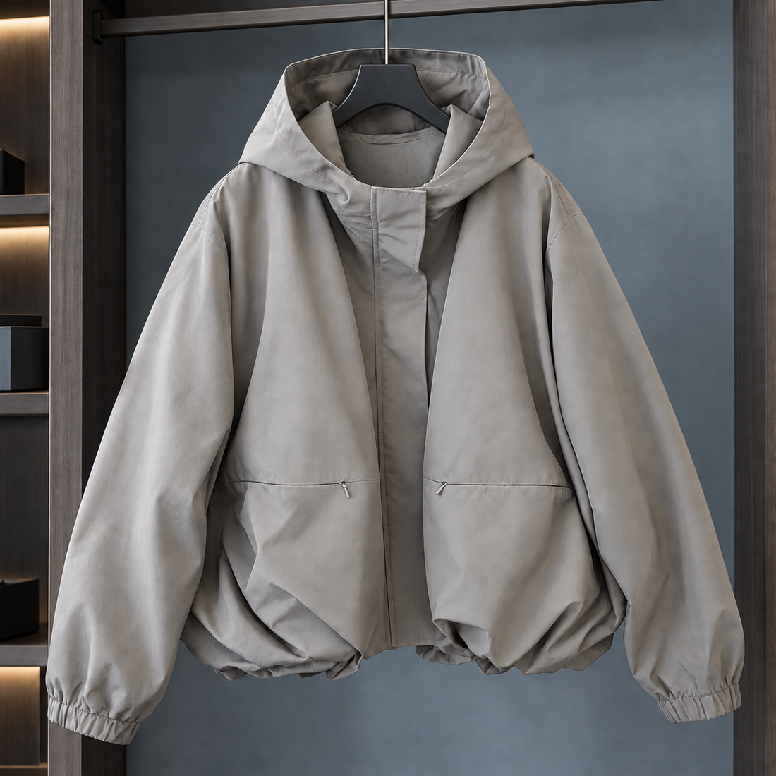 Gabriella-Jade Cocoon Jacket - Taupe