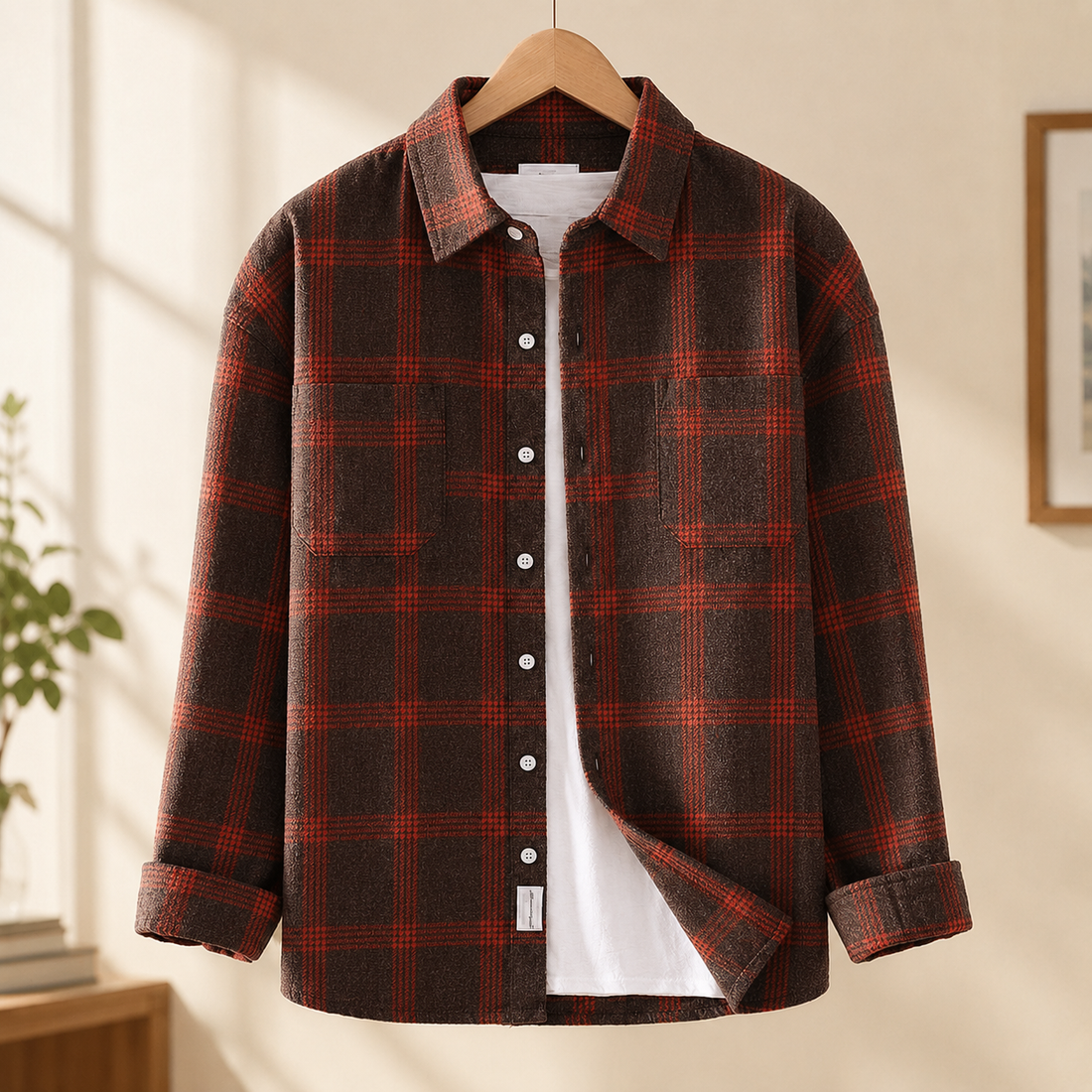 Zachary-Cole Check Shirt - Red