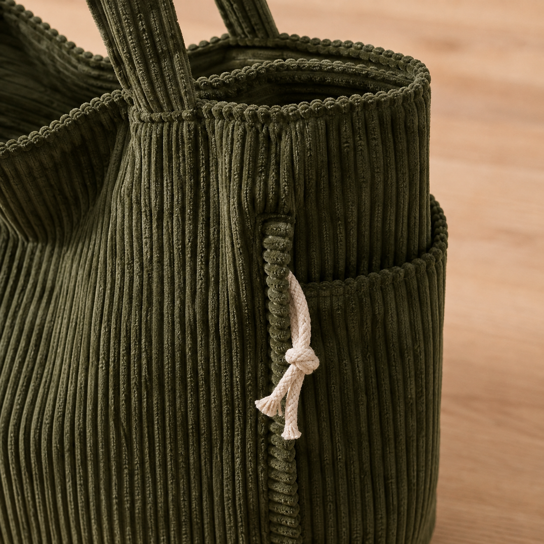 Zamboni Corduroy Tote Bag - Lead Product Detail