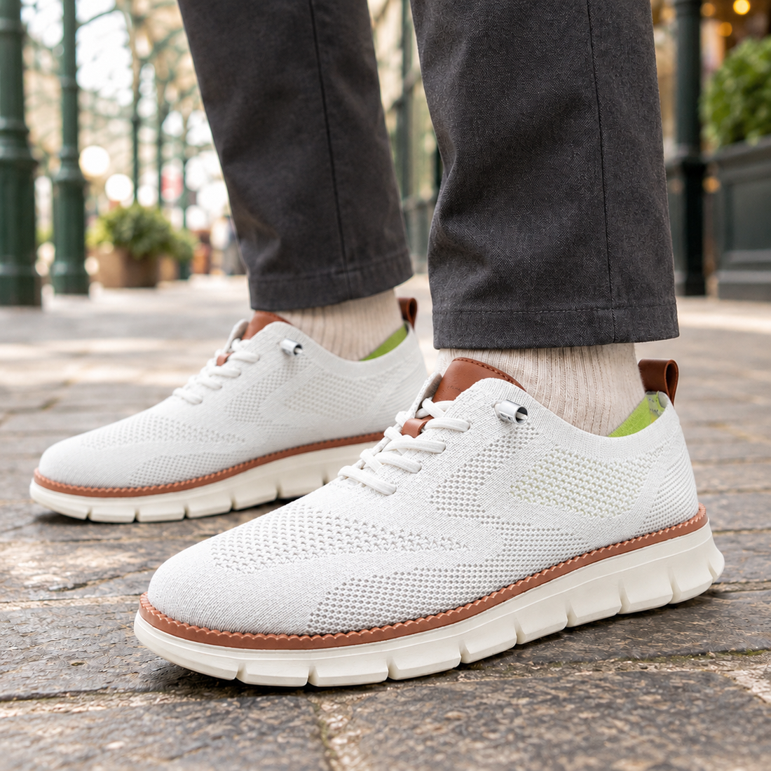 Caprera Knit Sneakers - White