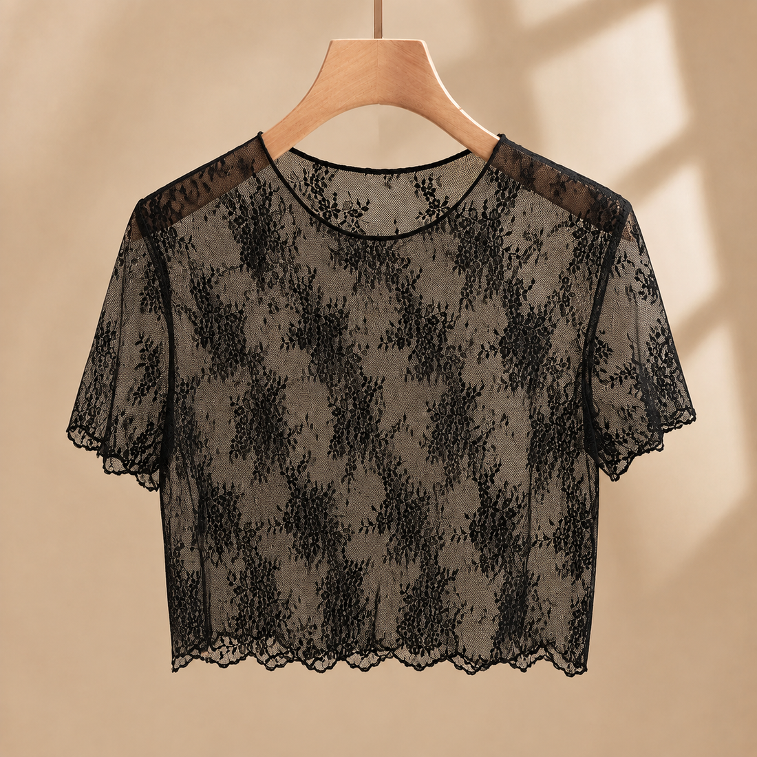 Carlotta Lace Top - Black